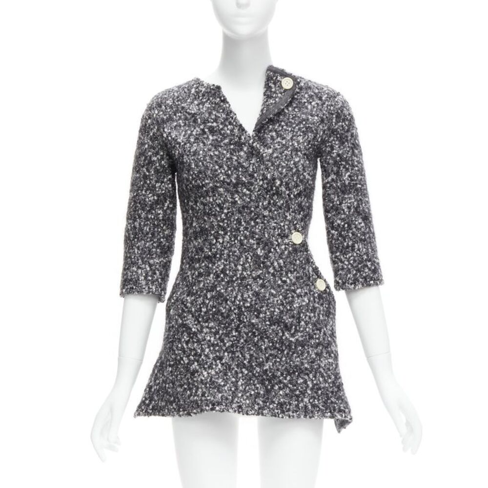 Celine 2014 Wool Boucle Diagonal Top